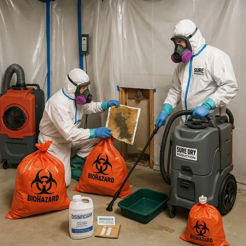 Contaminated Water Handling Protocols process in Pell Lake, WI