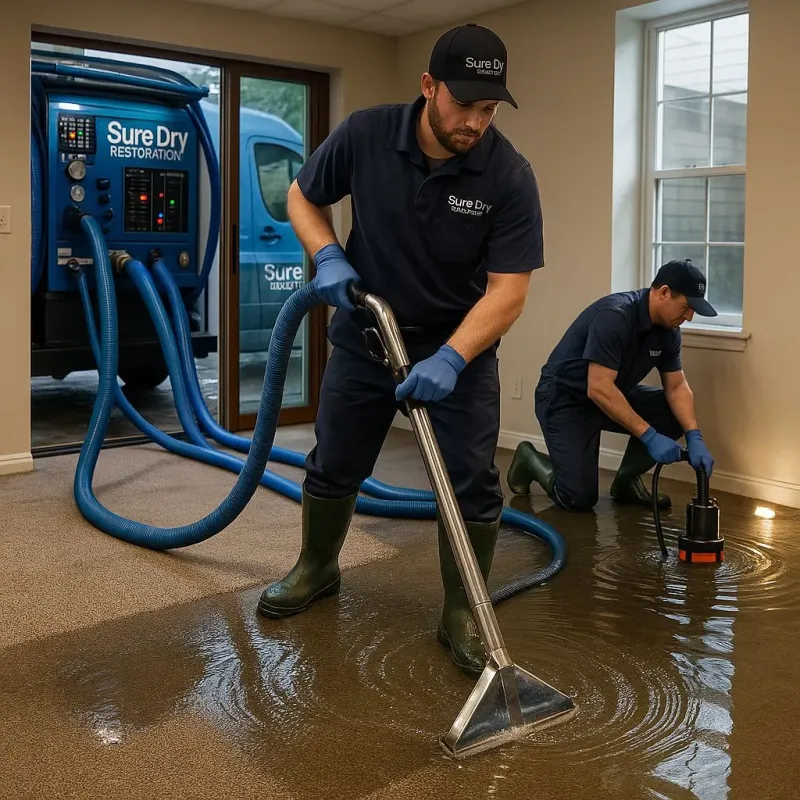 Water Extraction and Removal process in Pell Lake, WI